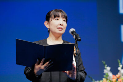 メセナアワード2023贈呈式　選考経過報告　企業メセナ協議会　認定・顕彰部会長　吉田祐子