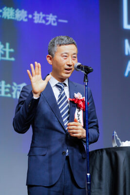 優秀賞　受賞スピーチ　中村ブレイス株式会社　代表取締役　中村宣郎様