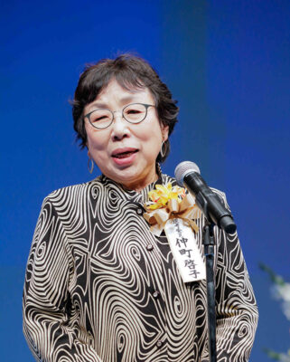 メセナアワード2023贈呈式　選考評　選考委員　仲町啓子様