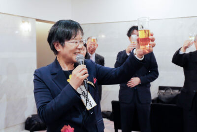 メセナアワード2024贈呈式　乾杯挨拶　萩原なつ子様