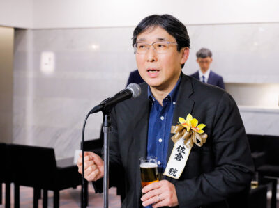 乾杯挨拶　佐倉　統様
