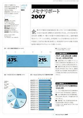 メセナレポート 2007